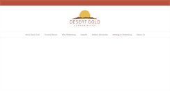 Desktop Screenshot of desertgoldarizona.com