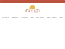 Tablet Screenshot of desertgoldarizona.com